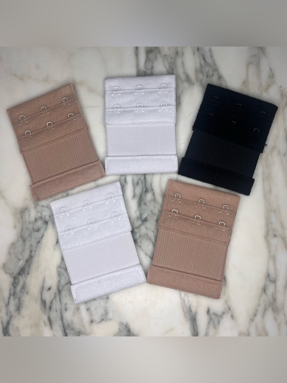 Bra Extender Pack - Nude, White & Black